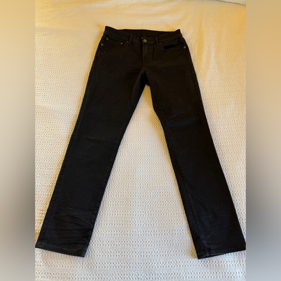 American Eagle Slim Straight black stretch jeans size 31 - Picture 7 of 7